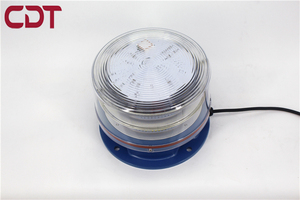 Luce di Segnalazione ICAO per Camini, LED Bianco e Rosso Tipo AB FAA L864 L865 Luci di Ostacolo Aeronautico Stroboscopiche a Media Intensità - Product Image 4