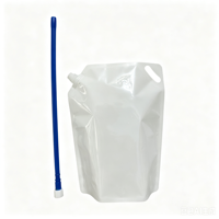 Sac de collecte vétérinaire jetable blanc 2L-4L pour colostrum de veau avec sonde d'alimentation – Vente en gros usine