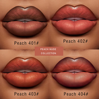 Vente en gros de rouge à lèvres mat lisse et brillant en 12 couleurs nude, longue tenue, résistant à l'eau, brillant et facile à appliquer