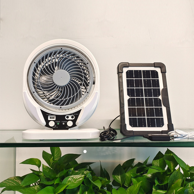 Promotion Two Solar Air Cooling Fan Outdoor Portable Solar Panel Energy Fan Mechanical Mini Solar Panel For Fan