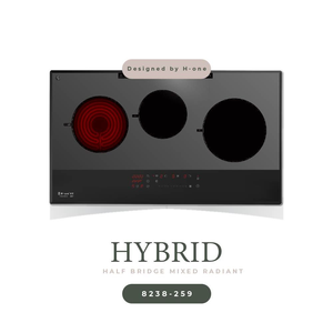 Placa de cocción inteligente Tuya Smart Kitchen con 3 quemadores, híbrida, de inducción e infrarrojos, empotrable. - Product Image 2