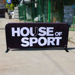 Couverture de barrière en tissu vente directe d'usine impression personnalisée Double face image personnalisée populaire parfaite pour la bannière de contrôle des foules - Product Image 6