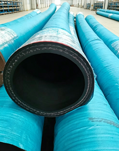Manguera de Succión de Arena de Goma Negra NR con Tubo Interior de Acero de Alta Resistencia, Espiral de Alambre, Anti-Colapso, Vacío Total, Flexible - Product Image 2