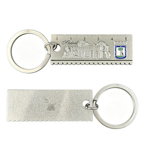 Llavero Personalizado con la Forma de la Regla de <span class=keywords><strong>Madrid</strong></span>, Llavero Metálico con Diseño de Monumentos de la Ciudad, Recuerdo de Viaje de España - Product Image 3