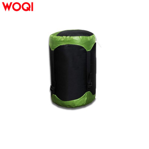 Saco de dormir Woqi Mummy para 3 estaciones, de nailon transpirable y ligero, para adultos, para senderismo y camping, color verde. - Product Image 1