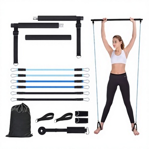 Accessoires de fitness et de yoga multifonctionnels, bâton d'entraînement durable pour tonifier les pieds, kit de barre de Pilates en 2 sections - Product Image 6