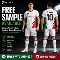 Maillots de football personnalisés style 2025/26 – Impression nom et numéro sur mesure – Kits de football respirants en polyester 160g pour clubs et supporters