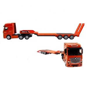 Hot Huina 1730 1/50 scala in lega di zinco pressofuso in metallo pressofuso modello statico Toy Tow Flatbed Engineering Trailer Model Truck For Kid - Product Image 4