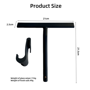 Luxury Silicone Rubber <strong>Shower</strong> <strong>Squeegee</strong> with Custom Logo for Mirror Window Cleaning Glass Wiping Customizable Luxury <strong>Shower</strong> Wiper - Product Image 6