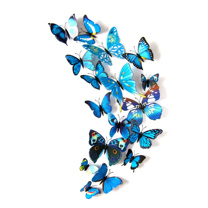 3D Magnet Butterfly Wall Decals Removable 3D Butterfly Wall Stickers Wall Decor Home Decor