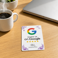 Carte NFC Spooky Halloween pour avis Google, en PVC RFID, pour fêtes costumées, bars et restaurants