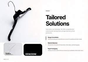 Percha de Plástico Ligera y Económica para Exportación de Prendas y Lavandería - Product Image 3