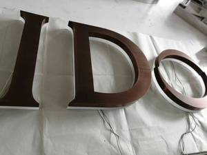 Caractères de mots lumineux de haute qualité Led signe ouvert de lettre rétroéclairé éclairé - Product Image 3