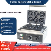 Gaufrier électrique commercial à 6 grilles avec équipement de collation à gâteau croustillant Machine à beignets à neuf grilles pour des petits déjeuners parfaits