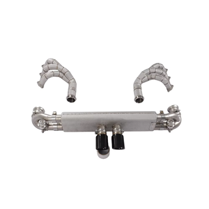 ท่อไอเสียแคทแบ็ค Valvetronic SS304 สำหรับ 991.1 991.2 3.8L 4.0L ระบบเต็มรูปแบบ พร้อมแผ่นกันความร้อนและท่อร่วมไอเสีย เพิ่มประสิทธิภาพ - Product Image 4
