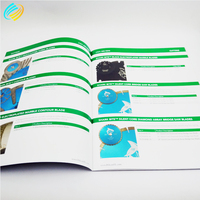 Impression rapide de catalogues ODM, brochures et dépliants imprimés offset sur papier mat perforé pour profil d'entreprise