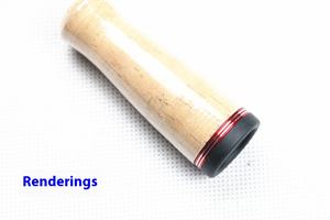 Ensemble de bouchons arrière en aluminium et de bouchons en liège pour canne à pêche, accessoires de poignée en liège pour la pêche en eau salée, en lac, en rivière, <span class=keywords><strong>au</strong></span> fond - Product Image 3