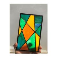 Vitrail solide/creux de haute qualité, personnalisable avec divers motifs pour les fenêtres des églises, les centres culturels, etc.