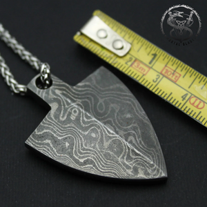 ที่กำหนดเองแฟนซีมือทำสร้อยคอดามัสกัสเหล็กสร้อยคอ/จี้เครื่องประดับจี้ดามัสกัส - Product Image 1