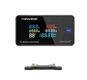 KWS-DC200 Dc 0-200V 0-50A Power Meter Digitale Panel Wattmeter Energie Power Meter Voltage Voltmeter Huidige Ammeter Frequentie