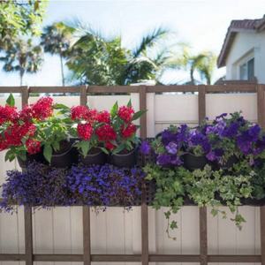 Jardinière murale en plastique PP de haute qualité, arrosage automatique, pots muraux pour extérieur, pot de fleurs mural - Product Image 5