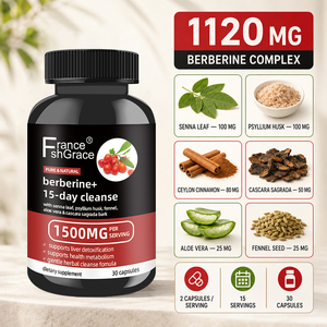 Suplemento OEM Shecome, Cápsulas de Berberina del Fabricante, Apoyo a la Salud Digestiva para Adultos, Suplemento Herbal de Berberina - Product Image 4