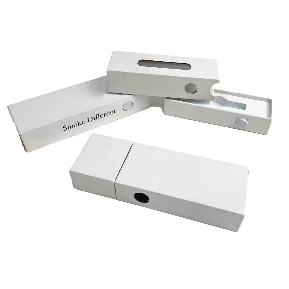 Individuelle Zigarette 5 Packungen 4 Packungen Vorrollenbox aus hartpapier mit Schiebelade Zigarettenschalen Papierschachtel