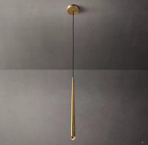 Torche cône minimaliste éclairage lampe salle à manger moderne projecteur maison plafond Long lustre <span class=keywords><strong>Aquitaine</strong></span> pendentif - Product Image 1