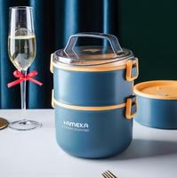 Bento zum Mitnehmen 306 Edelstahl Lunchbox Schule wieder verwendbares Schüler Mittagessen mit Lunchbox wärmer Heiz boxen