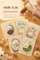 Figurine en résine mignonne Kawaii Chat Forêt Fantastique Boîte Mystère Décoration de Bureau Miniature à Collectionner Unisexe