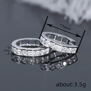 Orecchini a Cerchio Geometrici per Donne, Accessori per Orecchie Semplici per Uso Quotidiano - Product Image 6