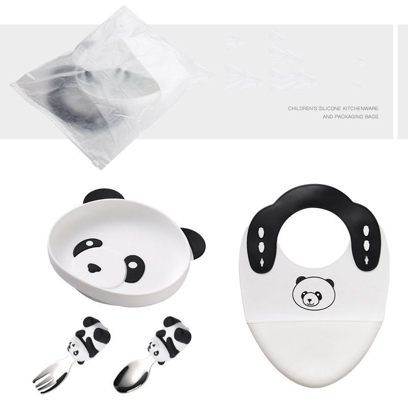 feeding set + bib [zipper bag]