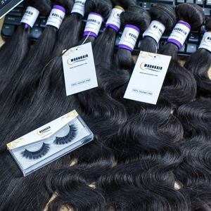 16 18 20 pollici Non Trasformati Remy Del Virgin Peruviana Dell'onda Del Corpo Dei Capelli Bundle 3Pcs Lotto Offerte Con La Chiusura Del Merletto - Product Image 2