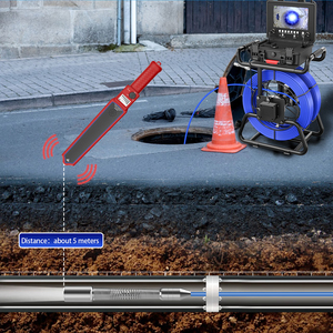 Camera kiểm tra đường ống cống 9 inch IPS + Camera nội soi hai ống kính 1080P + Bộ thu định vị 512HZ + Tự cân bằng 512HZ - Product Image 6