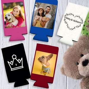 Manchon isotherme vintage personnalisé avec photo pour canette et bouteille, idéal pour les anniversaires 30 et 40, et comme kit promotionnel - Product Image 3
