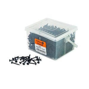 Fabrication de vis de cloisons sèches métriques 6x1 1, 1/4 pouces, panneau de plâtre, tournillos 40MM, vis de cloisons sèches, phosphate noir - Product Image 4