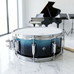 Venta al por mayor de fábrica: Tambor Sanre con alambre, aro metálico de una sola pieza, 14"X5.5", tambores profesionales para banda de marcha escolar - Product Image 4