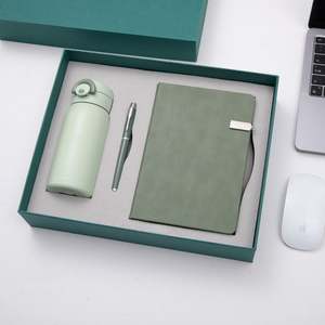 Nouveaux produits innovants : Ensemble de tasses isothermes sous vide avec fermeture magnétique, carnet de notes et stylo pour clients - Product Image 5