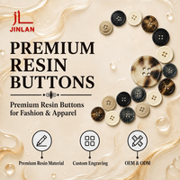 Botones de Resina Brillante de 4 Agujeros, Colores y Logotipos Personalizados, Lavables a Máquina, Duraderos, Clásicos, Redondos, para Camisas, Vestidos, Uniformes, Venta al Por Mayor, OEM, ODM