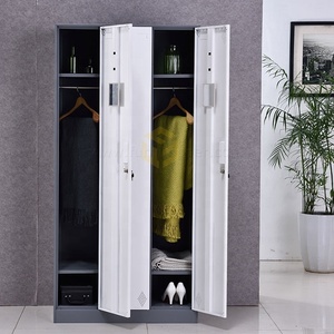 Thép <span class=keywords><strong>Locker</strong></span> Chất Lượng Cao Thép 2-Cửa Almari <span class=keywords><strong>Locker</strong></span> Phòng Tập Thể Dục Trường Nhân Viên Nhân Viên Quần Áo Treo Tủ Quần Áo - Product Image 6