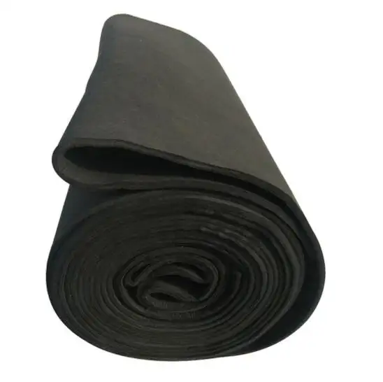 Tecido de fibra de carbono ativado, pano de feltro com base em fibra de carbono macio