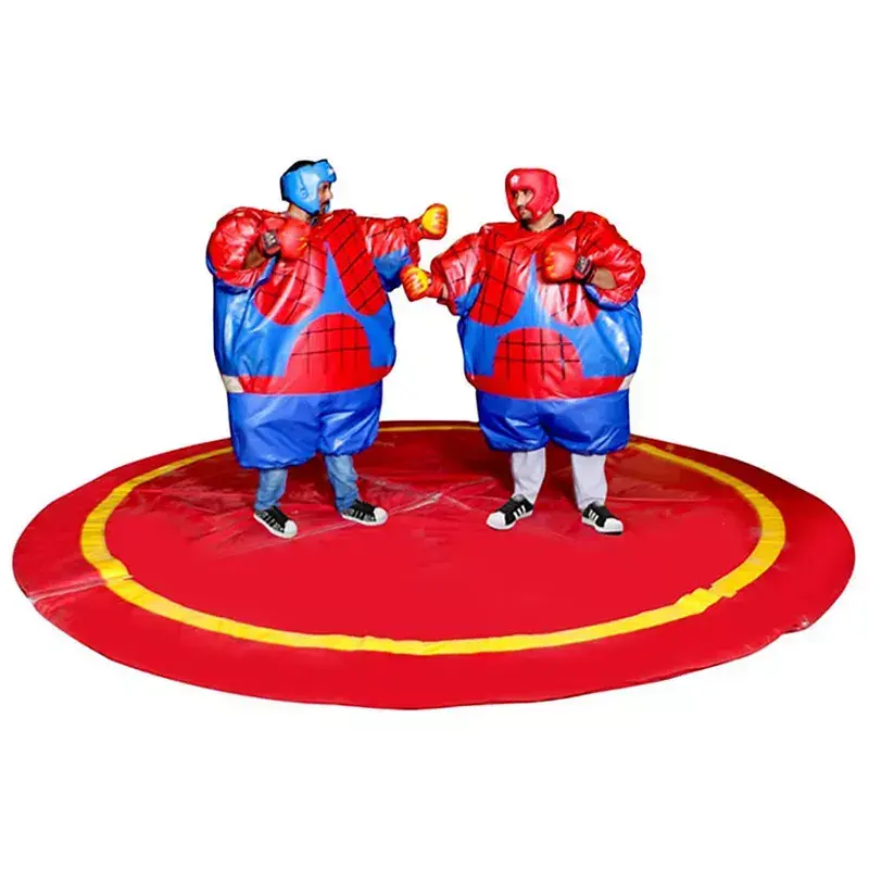 Traje DE LUCHA inflable personalizado, juego deportivo inflable de lucha, trajes de lucha de sumo inflables, estera, arena de lucha