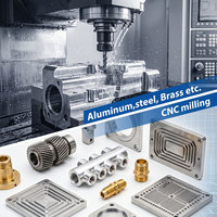 Usinage CNC de précision à 5 axes, pièces métalliques complexes personnalisées, alliage de titane et d'aluminium pour l'aérospatiale, équipement d'automatisation