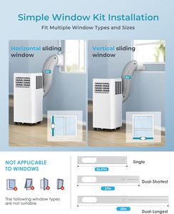 Aire Acondicionado Portátil de 10,000 Btu, Nuevo Diseño para el Hogar, Pac002 - Product Image 6