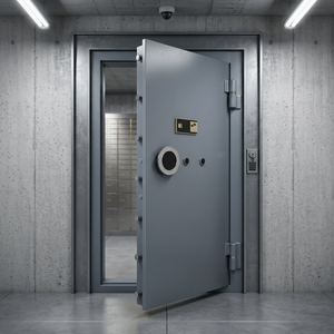 Puerta de Acero de Estilo Minimalista con Cerradura Digital y Protección Antirrobo, Adecuada para Habitaciones de Seguridad en Villas - Product Image 2