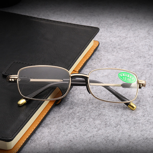 Vente en gros <span class=keywords><strong>de</strong></span> <span class=keywords><strong>lunettes</strong></span> correctrices à monture dorée 808 pour femmes 250 presbytie moins <span class=keywords><strong>lunettes</strong></span> <span class=keywords><strong>de</strong></span> lecture <span class=keywords><strong>avec</strong></span> lentille en verre métallique flexible - Product Image 5