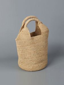 Nuevo Bolso Tote de Paja Tejida a la Moda Francesa para Mujer, Bolso de Mano para Vacaciones de Verano - Product Image 6