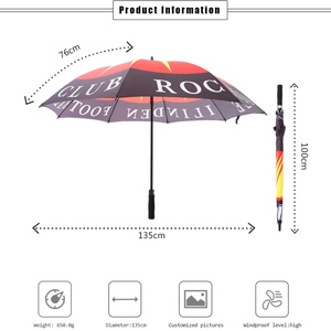 60/64 Inch New Design <b>Umbrella</b> Oversize Luxury <b>Umbrella</b> with Full Printing Windproof Outdoor <b>Automatic</b> Color Golf <b>Umbrella</b> - Product Image 6