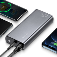 Usams Powerbank Baterai Ultra Ramping PD65W, Pengisi Daya Promosi 30000 Mah Power Bank 30000 Mah