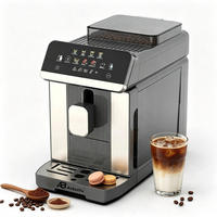 Cafetera Eléctrica Inteligente Automática Anbolife con Pre-infusión, Pantalla LED, Memoria Personalizada, Opción WiFi, Diseño Cónico Integrado para el Hogar